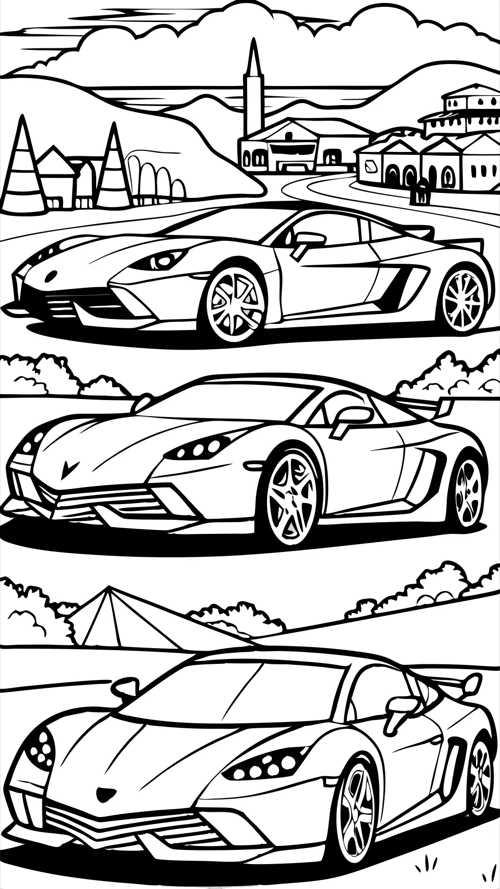 hd super car coloring pages